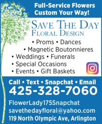 Print Ad of Save The Day Floral Design