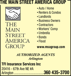 Print Ad of The Main Street America Group
