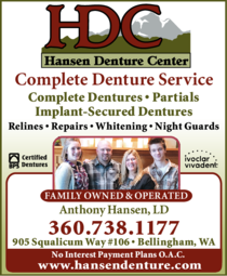 Print Ad of Hansen Denture Center