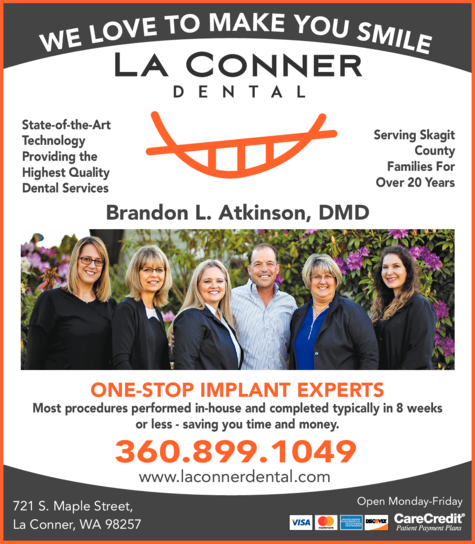 Print Ad of La Conner Dental