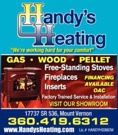 Print Ad of Handy's Heating Inc