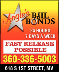 Print Ad of Angie's Bail Bonds