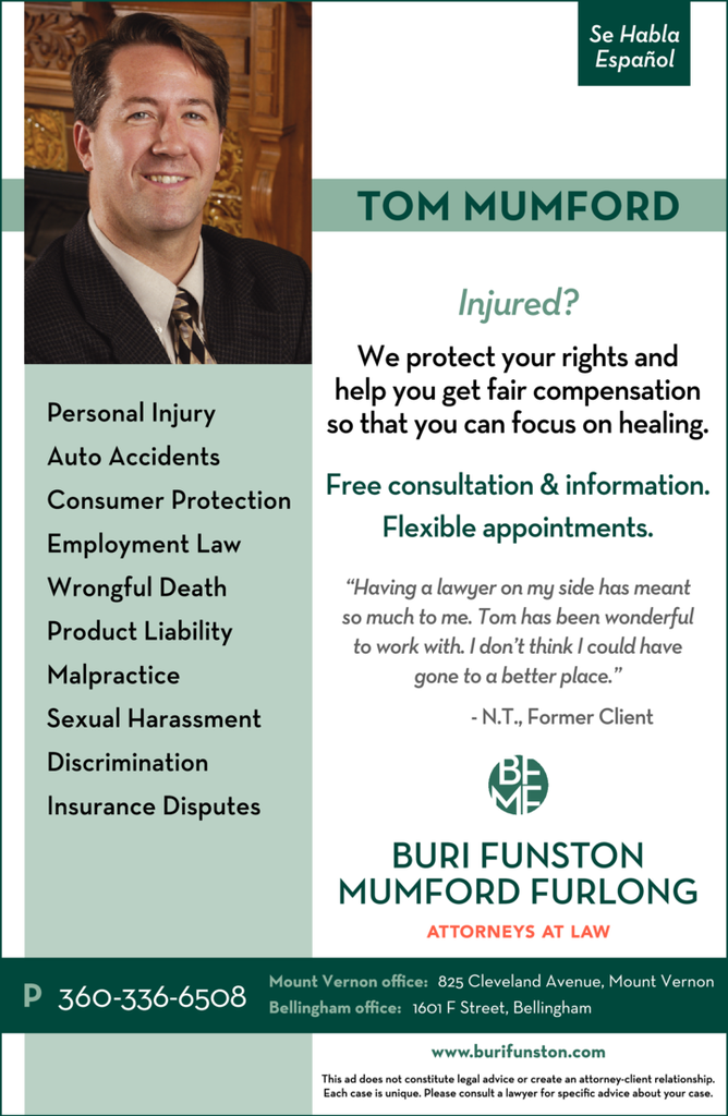 Print Ad of Mumford Tom Atty At Law