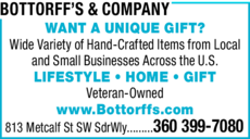 Print Ad of Bottorff's & Company