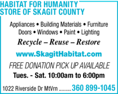 Print Ad of Habitat For Humanity Store Of Skagit County