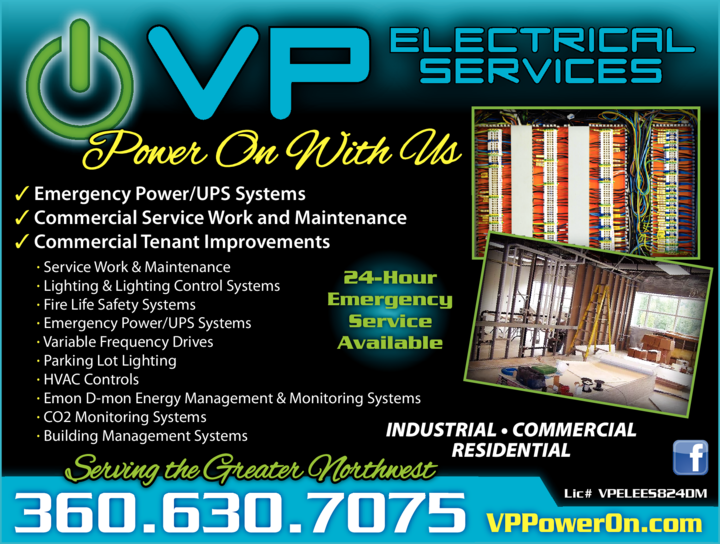Print Ad of Vp Electrical Services