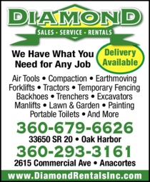 Print Ad of Diamond Rentals & Construction Supply