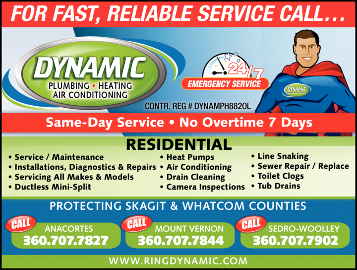 Print Ad of Dynamic Plumbing & Heating Llc