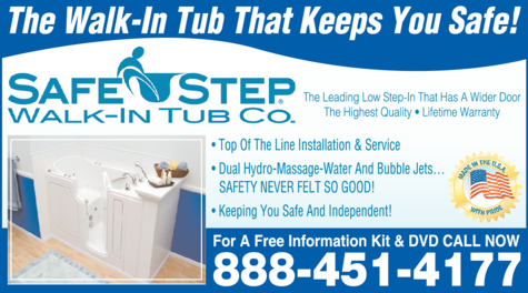 Print Ad of Safe Step Walk-In Tub Co