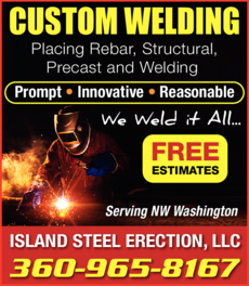 Print Ad of Island Steel Erection Llc