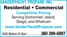 Print Ad of Vanderyacht Propane Inc