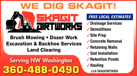 Print Ad of Skagit Dirtworks