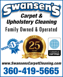 Print Ad of Swansen's Carpet Cleaning
