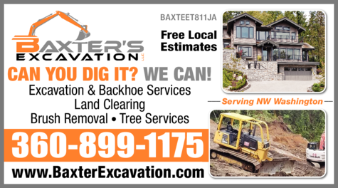 Print Ad of Baxter's Excavation Llc