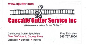 Cascade Gutter Service Inc logo