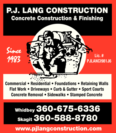 Print Ad of Lang P J Construction Inc