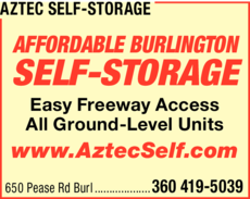 Print Ad of Aztec Self-Storage