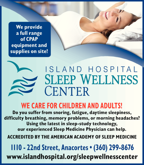 Print Ad of Island Hospital Sleep Wellness Center