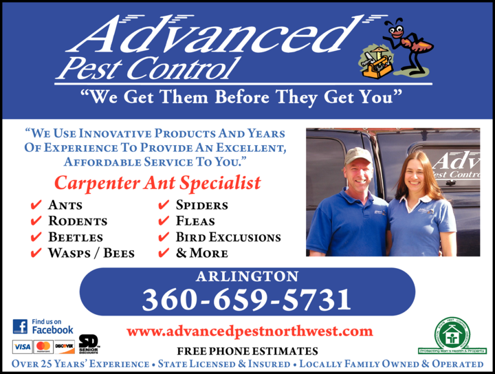 Print Ad of Advanced Pest Control