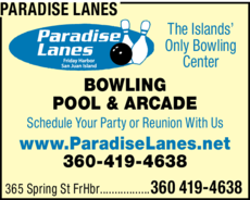 Print Ad of Paradise Lanes