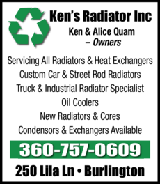 Print Ad of Ken's Radiator Inc