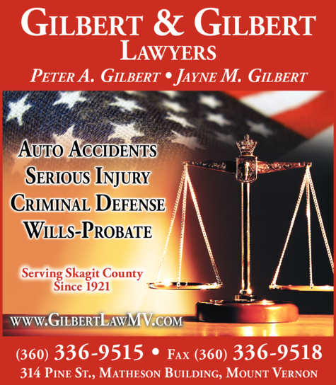 Print Ad of Gilbert & Gilbert Lawyers