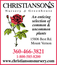 Print Ad of Christianson's Nursery & Greenhouse