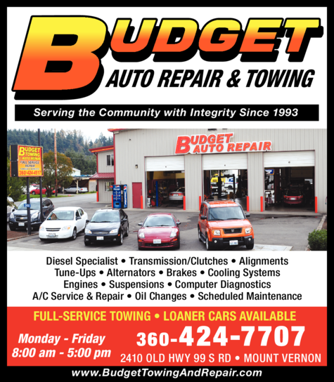 Print Ad of Budget Auto Repair & Towing