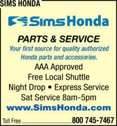 Print Ad of Honda Of Burlington