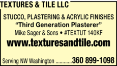 Print Ad of Textures & Tile Llc
