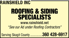 Print Ad of Rainshield Inc