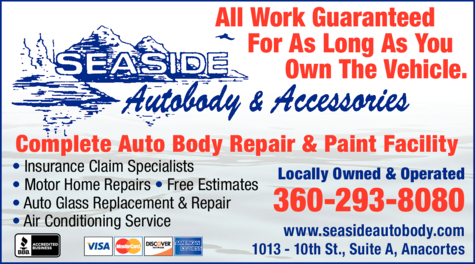 Print Ad of Seaside Autobody & Accessories