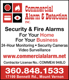 Print Ad of Commercial Alarm & Detection Inc