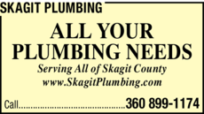 Print Ad of Skagit Plumbing