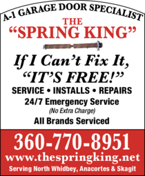 Print Ad of A-1 Garage Door Specialist