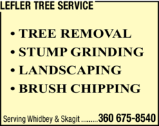 Print Ad of Lefler Tree Service