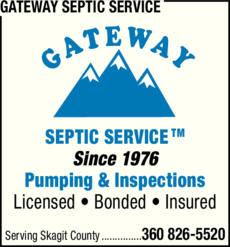 Print Ad of Gateway Septic Service