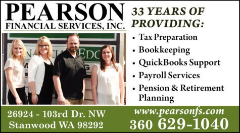 Print Ad of Pearson Financial Services Inc