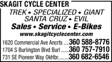 Print Ad of Skagit Cycle Center